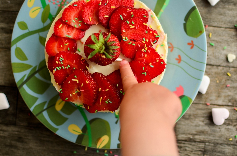 Kindgerechter Käsekuchen. Foto: Maike Klose