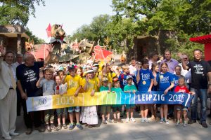 1.000 Kinder zur Eröffnung der Bärenburg eingeladen. Foto: Zoo Leipzig