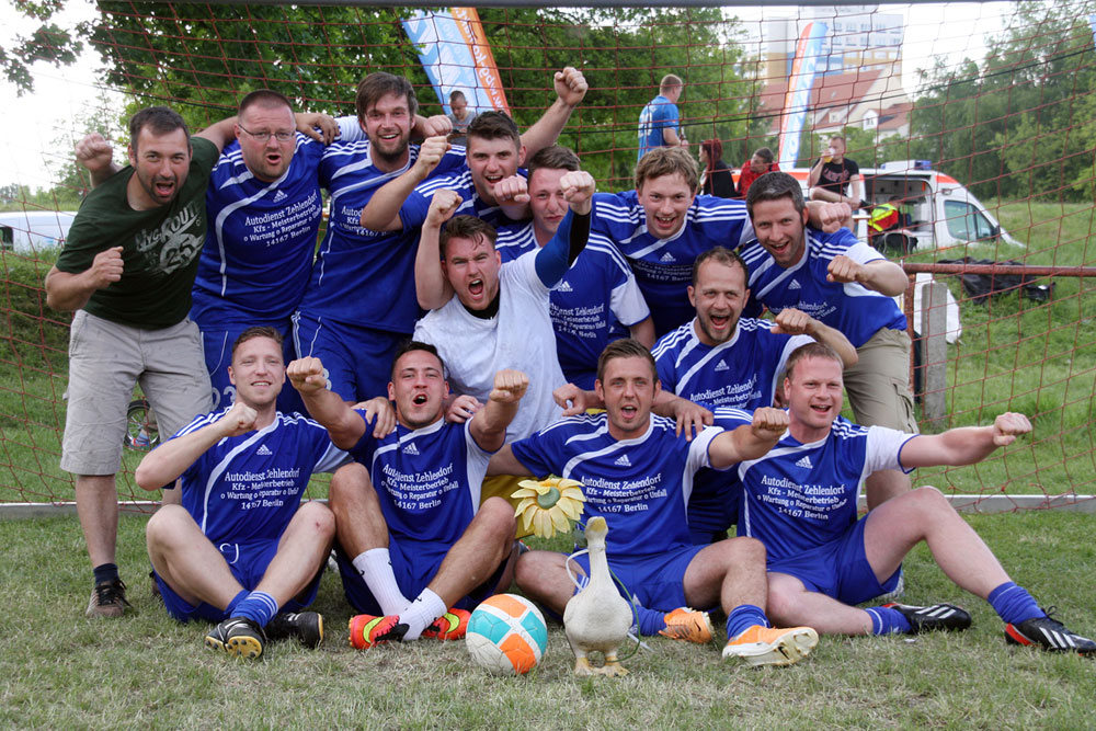 Das Trebbiner Fürstentum war in diesem Jahr das stärkste Team beim Daniel-Nivel-Cup in Leipzig. Foto: AN