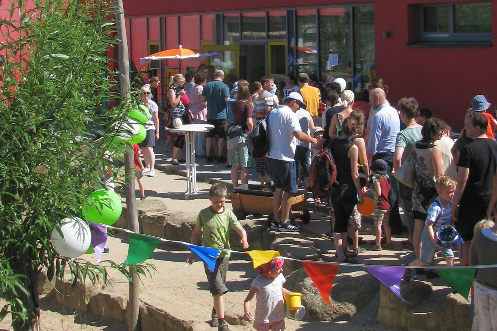 "EinSteinchen"-Kinder feierten 5. Geburtstag. Quelle: Studentenwerk Leipzig