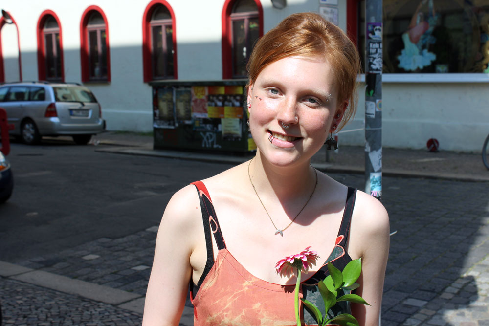 Foodsharing Leipzig Aktivistin Tina Da. Foto: Volly Tanner