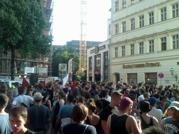 Gegendemo am 6. Juli 2015. Foto: L-IZ.de