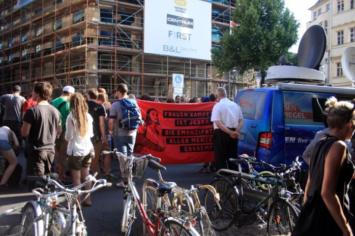 Gegendemo am 6. Juli 2015. Foto: L-IZ.de