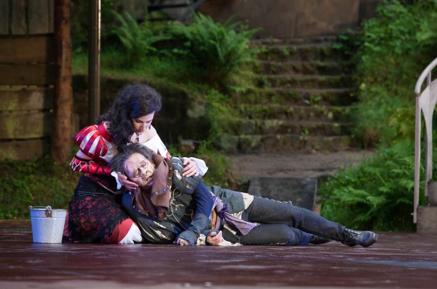 Die Landesbühne Sachsen tourt mit dem "Glöckner von Notre-Dame" durchs Land.  Peter Dehler schrieb das Stück nach Victor Hugos Text. Foto: Landesbühne Sachsen / Hagen König