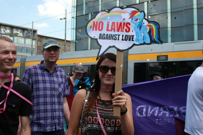 Keine Gesetze gegen Liebe. Foto: Alexander Böhm