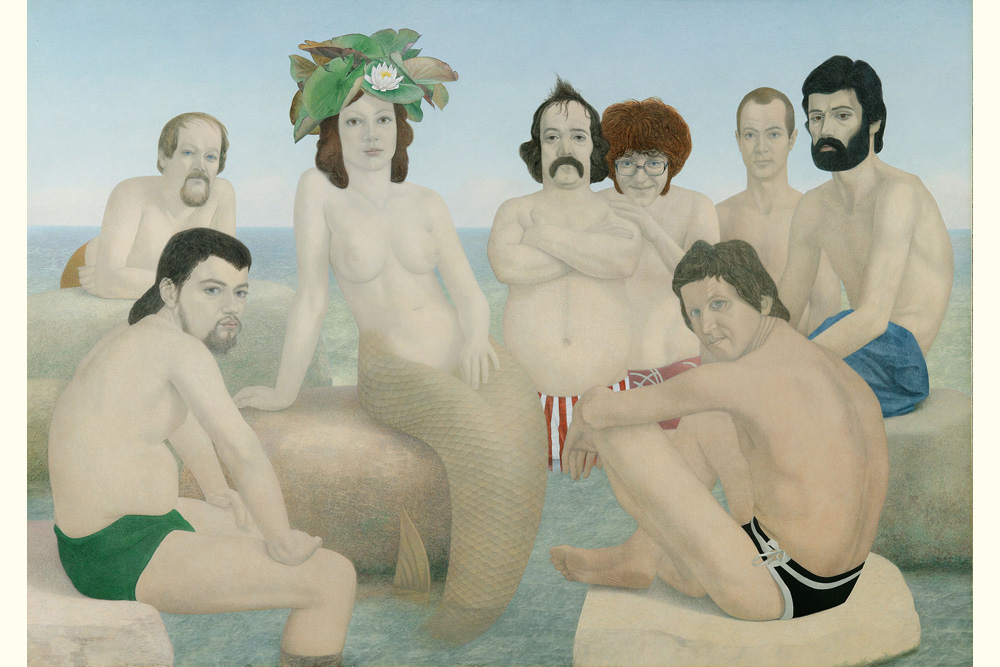 Erich Kissing: Leipziger am Meer. Foto: Museum der bildenden Künste Leipzig