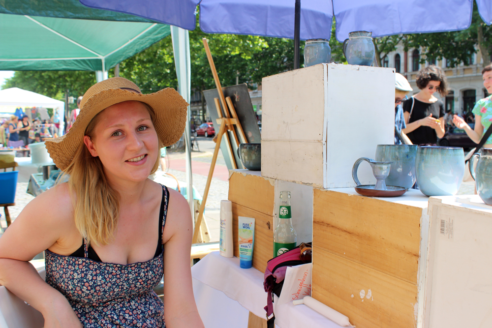 Keramikerin Juliane Kruse. Foto: Volly Tanner