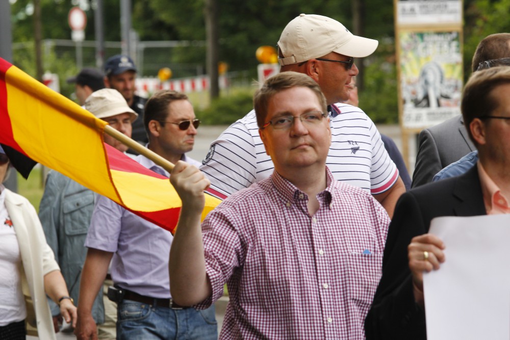 Holger Szymanski hat am Donnerstag alle Ämter innerhalb der NPD niedergelegt. Foto: Martin Schöler