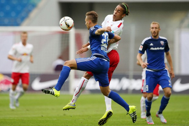 RB Leipzig testete am Mittwoch-Abend gegen den FC Ingolstadt. Foto: RBL