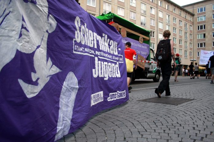 Staat, Nation, Patriarchat, Scheiße. Foto: Alexander Böhm
