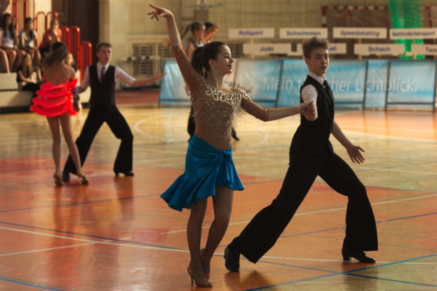 Die jungen Tänzer bei der Eröffnungsfeier wirkten schon sehr professionell Foto: Sebastian Beyer