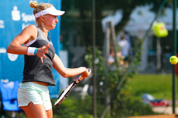Jil Teichmann aus der Schweiz ist die Siegerin des ISM-Turniers der Frauen. Foto: Jan Kaefer