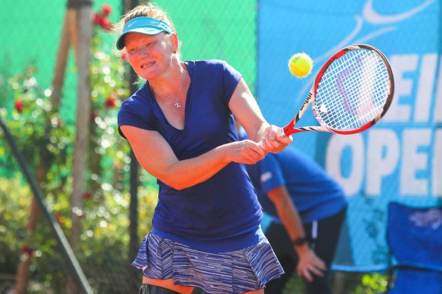 Finalistin Zuzana Zalabska war angeschlagen in die Partie gegangen. Foto: Jan Kaefer