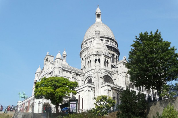 Die Basilika Sacre-Coeur auf dem Montmartre im 18. Arrondissement. Foto: Patrick Kulow