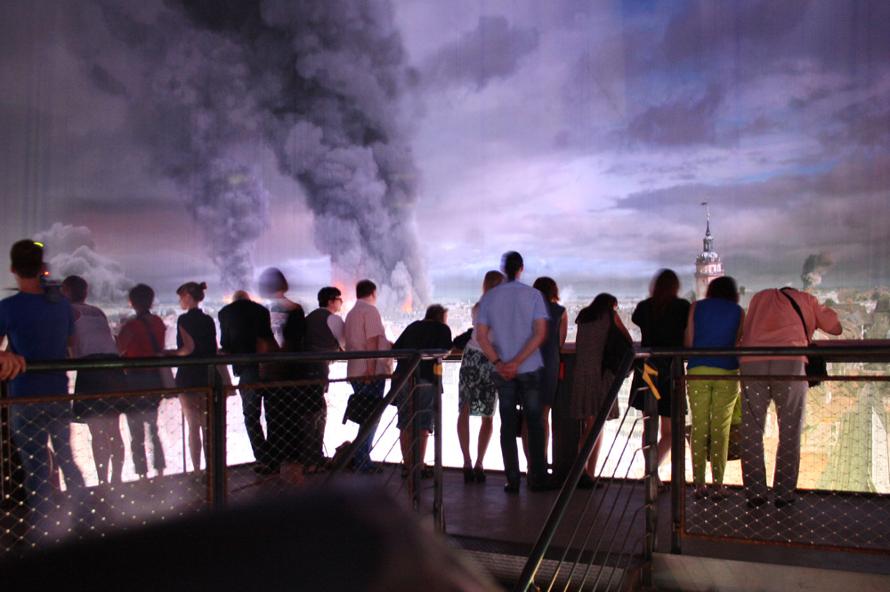 Nur noch bis 20. September zu sehen: Asisis "Leipzig 1813". Foto: Ralf Julke