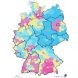 Bevölkerungsprognose des BBSR bis 2035 - die Werte für Mitteldeutschland sind eindeutig zu "blau". Grafik: BBSR