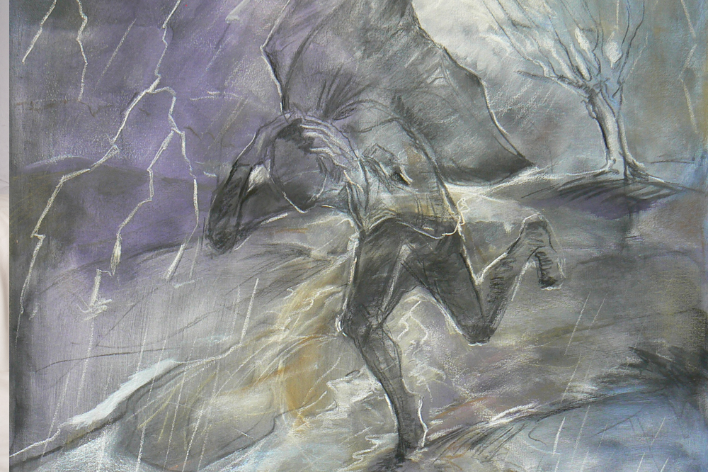 Blitzschlag. Foto: Renate Wandel