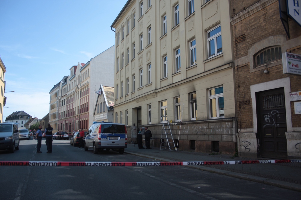 Der Tatort in Stötteritz. Foto: Alexander Böhm