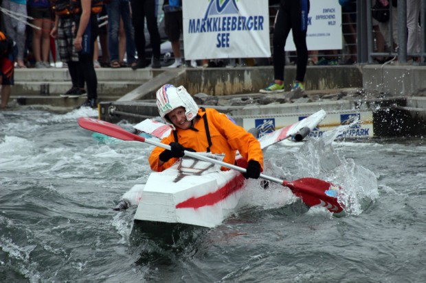 Preis für das "Beste Design" gewann das Team "Haar Wars". Foto: Kanupark Markkleeberg