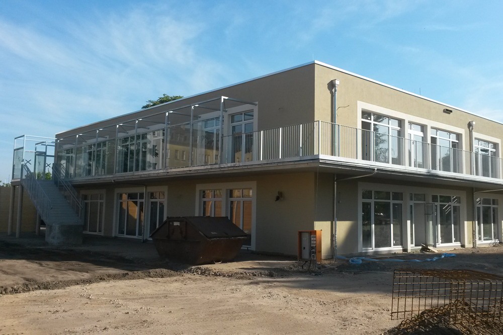 Outlaw-Kita Lutherstraße im Bau. Foto: Outlaw Kinder und Jugendhilfe gemeinnützige GmbH