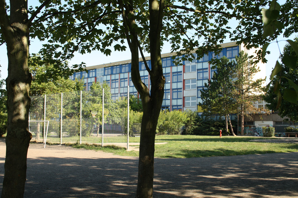 Paul-Robeson-Schule in der Jungmannstraße in Wahren. Foto: Ralf Julke