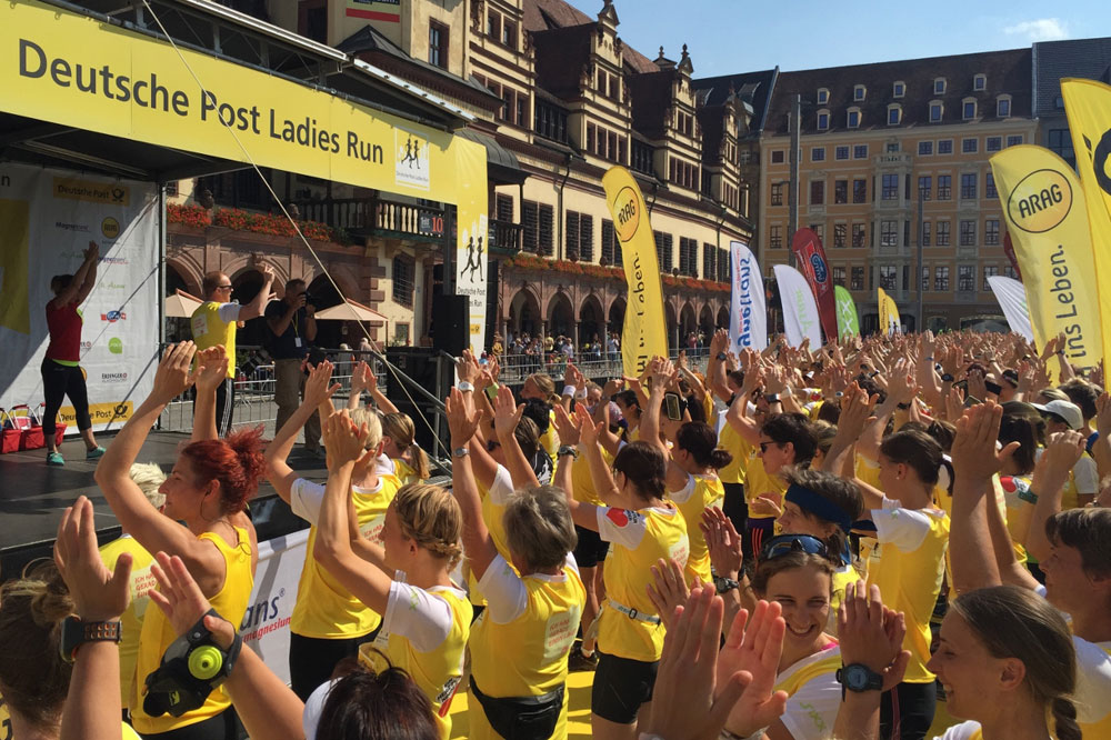Deutsche Post Ladies Run in Leipzig. Foto: "MMP"