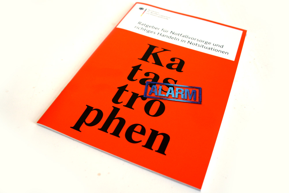 Bundesamt für Bevölkerungsschutz und Katastrophenhilfe: Ratgeber für Notfallvorsorge und richtiges Handeln in Notsituationen. Foto: Ralf Julke