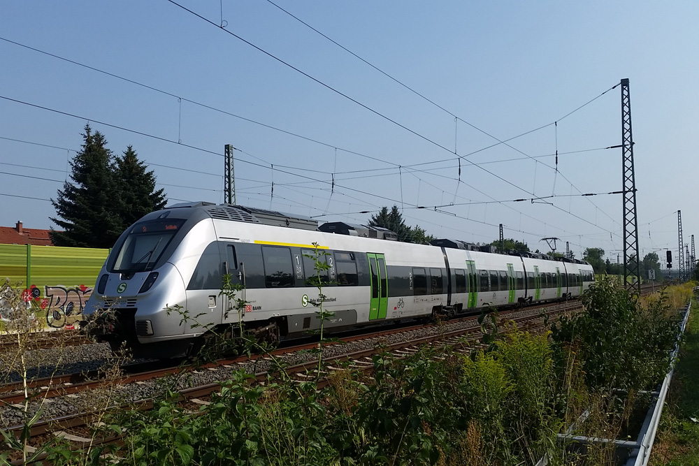 Die S4 auf dem Weg nach Geithain. Foto: Marko Hofmann