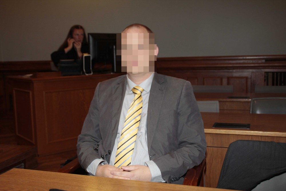 Sebastian T. beim Prozessauftakt am 20. August. Foto: Martin Schöler