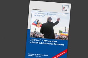 Wolfgang Storz: Querfront. Karriere eines politisch-publizistischen Netzwerkes. Cover: Otto-Brenner-Stiftung