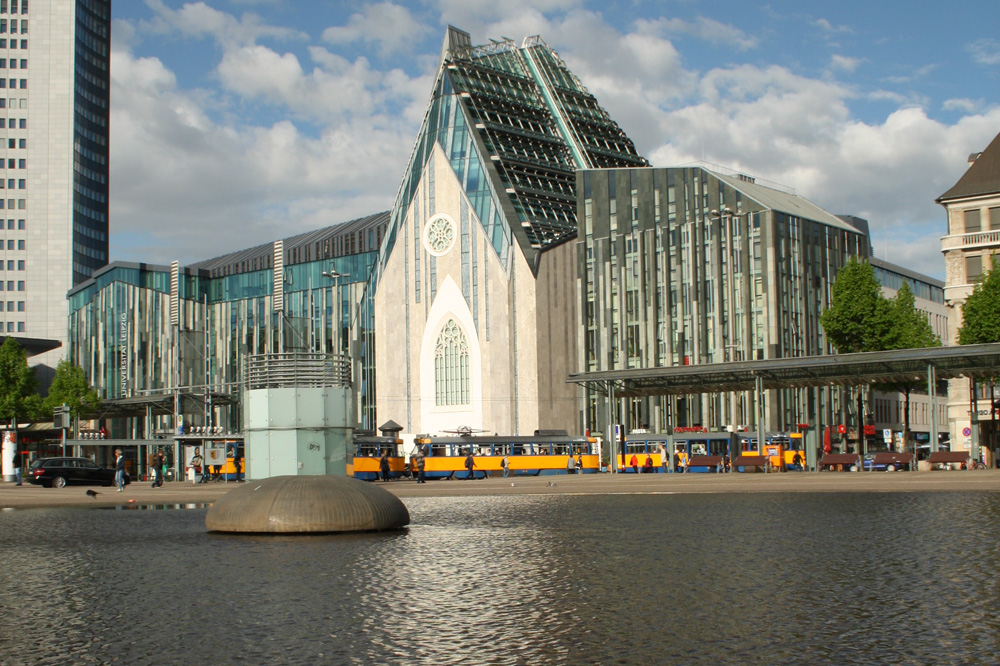 Campus der Universität Leipzig am Augustusplatz. Foto: Ralf Julke