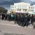 14:20 Polizei drängt Gegendemonstranten zurück die OfD-Teilnehmer behindert haben