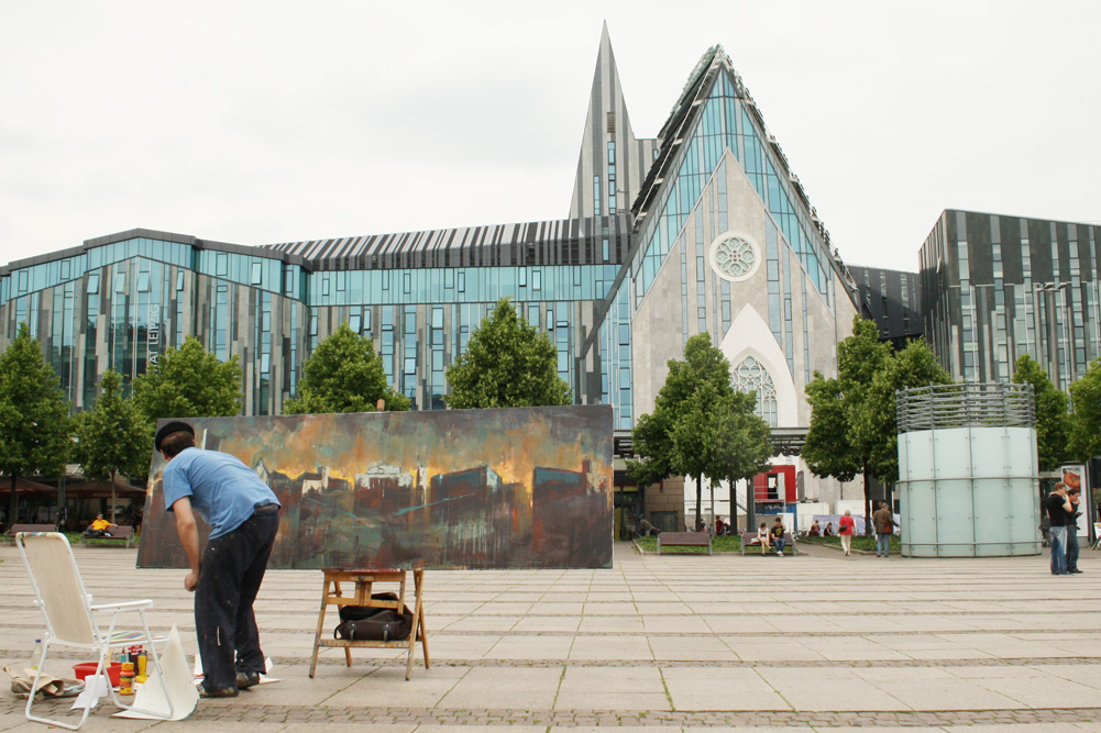 Malerisches Leipzig: Doch nur was für junge Leute? Foto: Ralf Julke