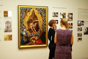 Ein Jahr lang aufwendig im Museum der bildenden Kunst restauriert: "Die Dreifaltigkeit" von Lucas Cranach d. Ä. Foto: Ralf Julke
