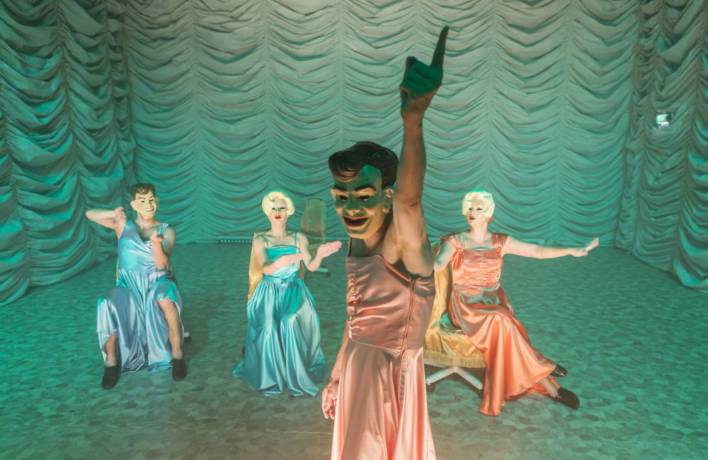 Wenzel Banneyer, Sophie Hottinger, Tilo Krügel und Annett Sawallisch. Foto: Rolf Arnold