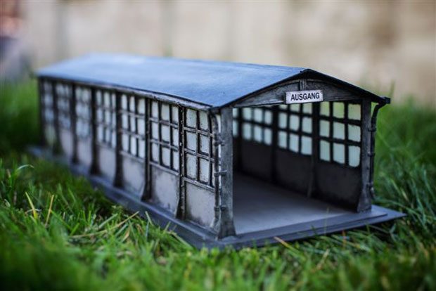 Modell der Einhausung. Foto: Stiftung "Ecken wecken"