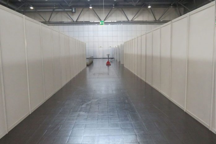 In Windeseile wurde alles Notwendige hergerichtet. Foto: Matthias Weidemann