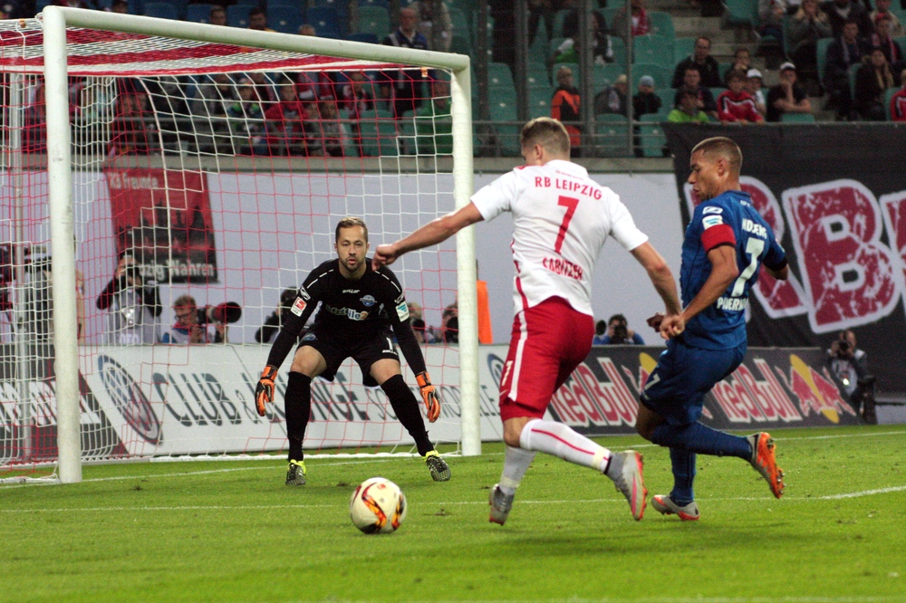 Rasenballer Marcel Sabitzer greift immer wieder an. Foto: Alexander Böhm