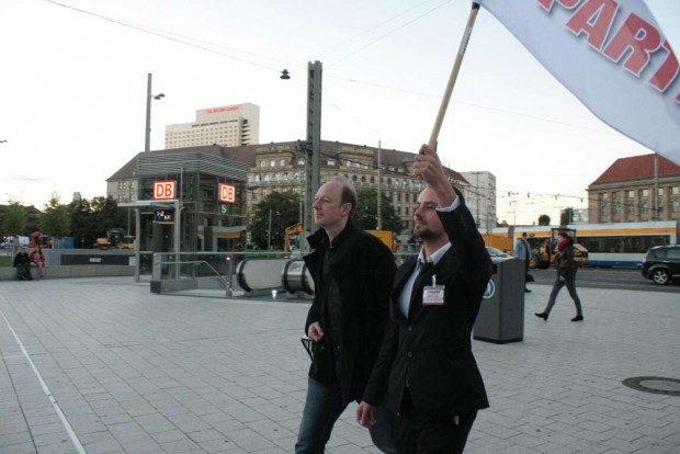 Sonneborn in Leipzig - ein volksnaher Politiker