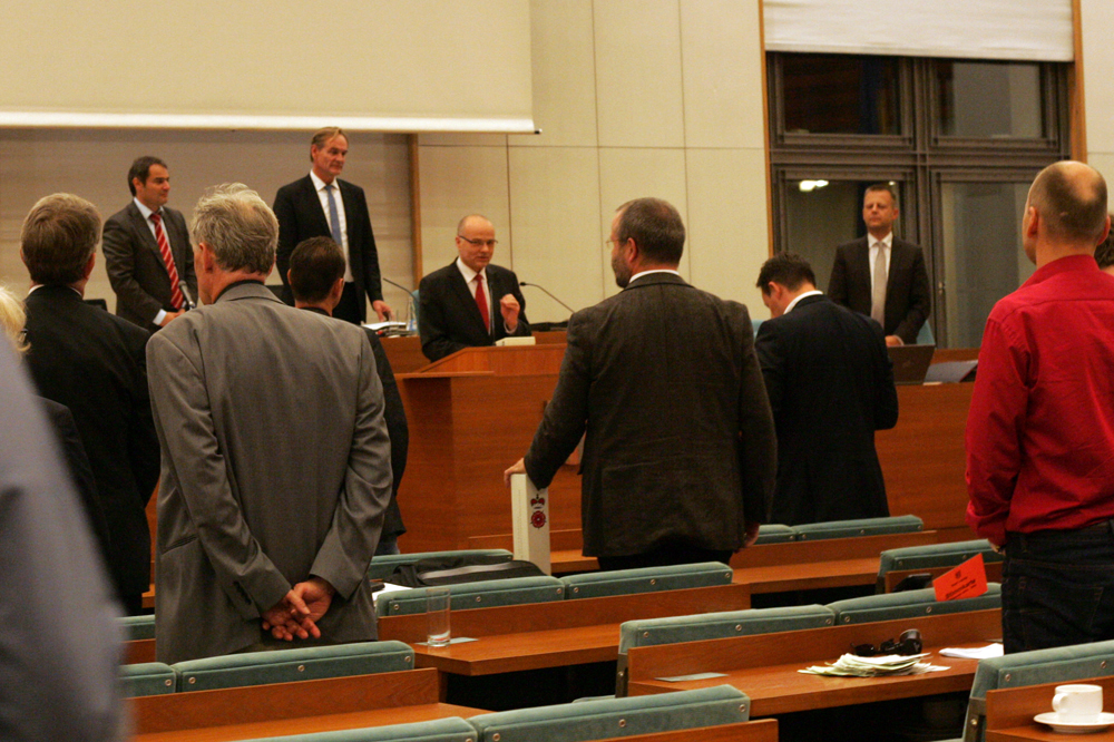 Verabschiedung von Andreas Müller. Foto: Alexander Böhm