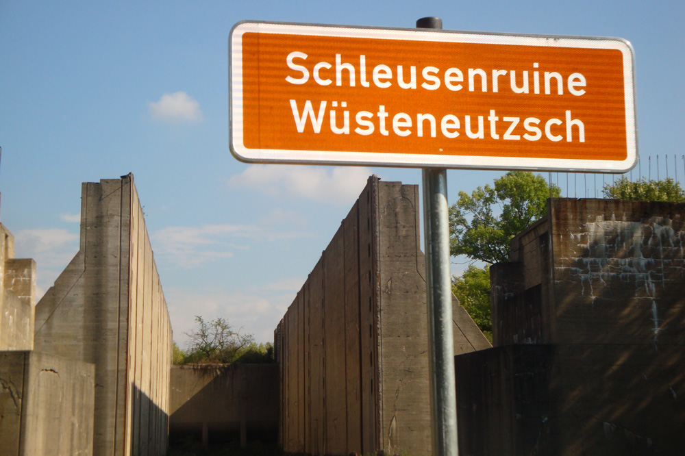 Schleusenruine Wüsteneutzsch. Foto: Gernot Borriss