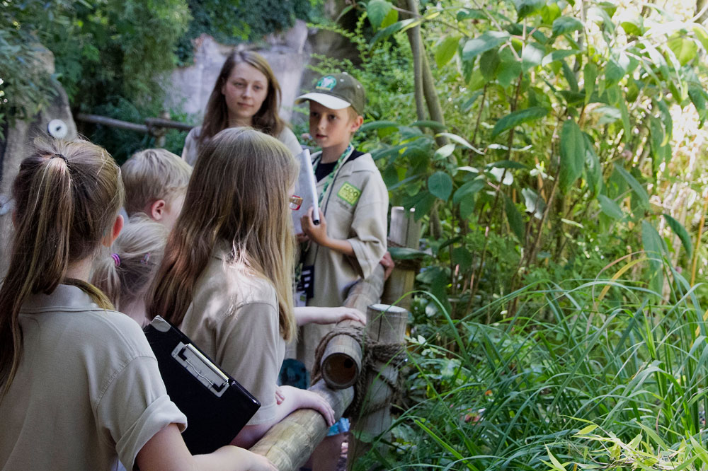 Zoo Kids unterwegs im Zoo Leipzig. Foto: Zoo Leipzig