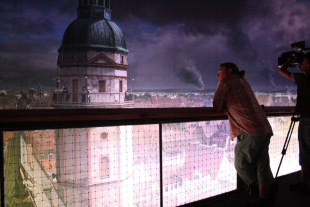 Ein Bild, das nachdenklich machte: Asisis "Leipzig 1813". Foto: Ralf Julke