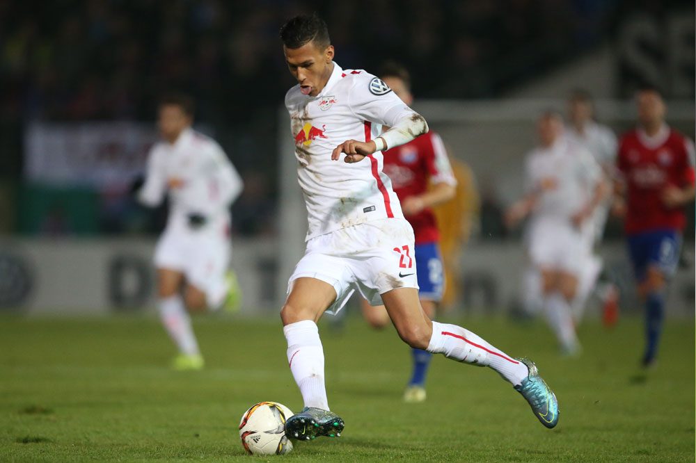 Wenn RBL zu Chancen kam, dann nur durch Selke. Foto: GEPA Pictures