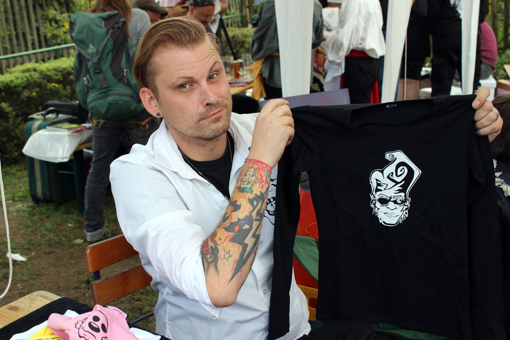 Comickünstler Robert Bela Eckart. Foto: Volly Tanner