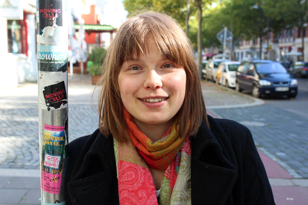 Co-Chefin des Ubiquity-Theatre Leipzig Claudia Jessat. Foto: Volly Tanner