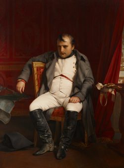 Paul Delaroche: Napoleon I. zu Fontainebleau am 31. März 1814 nach Empfang der Nachricht vom Einzug der Verbündeten in Paris (1845. Foto: Museum der bildenden Künste Leipzig