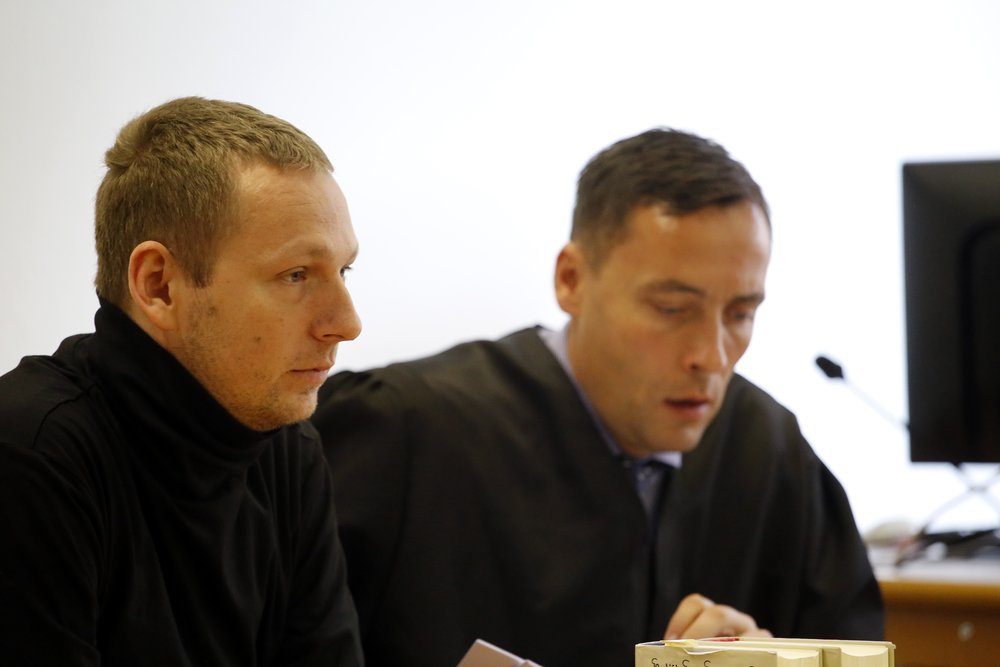 Enrico Böhm im Landgericht. Foto: Alexander Böhm