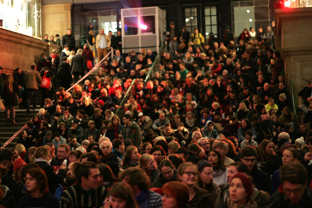 Bis auf den letzten Platz waren nicht nur die Kinosäle belegt. Foto: Sebastian Beyer