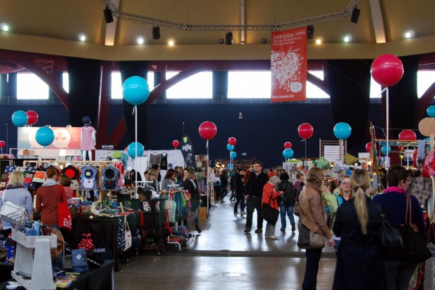 Der Kohlrabizirkus Leipzig während des Kreativmarktes im Frühjahr 2015. Foto: L-IZ.de